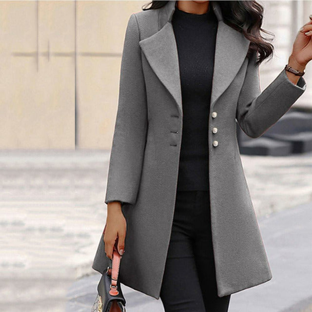 CLAIRE LYON | MANTEAU MÉLANGE DE MAILLE POUR FEMMES