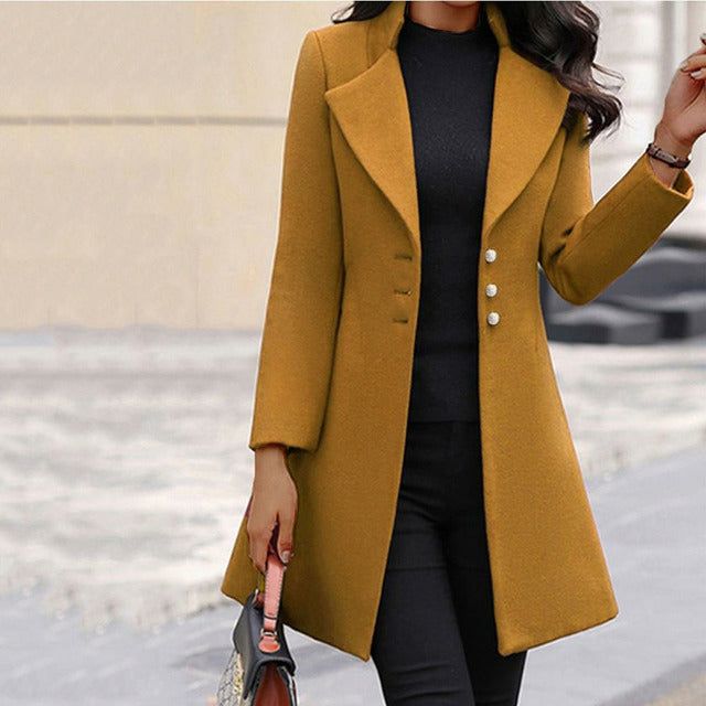 CLAIRE LYON | MANTEAU MÉLANGE DE MAILLE POUR FEMMES