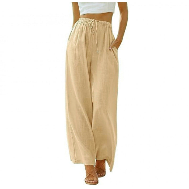 CLAIRE LYON | PANTALONS CLASSIQUES À JAMBES LARGES POUR FEMMES