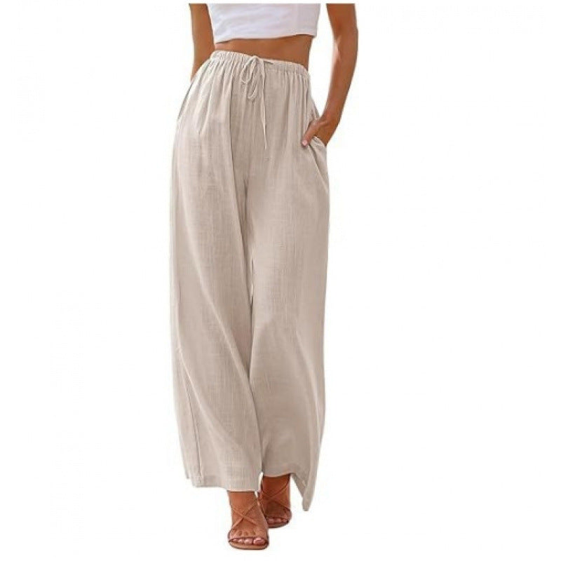 CLAIRE LYON | PANTALONS CLASSIQUES À JAMBES LARGES POUR FEMMES