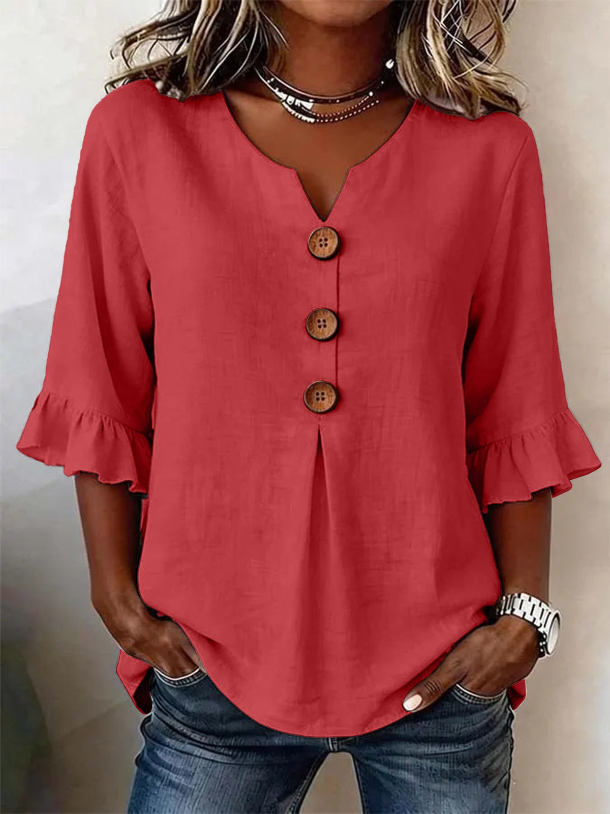 CLAIRE LYON | BLOUSE À VOLANTS ROMANTIQUE POUR FEMMES