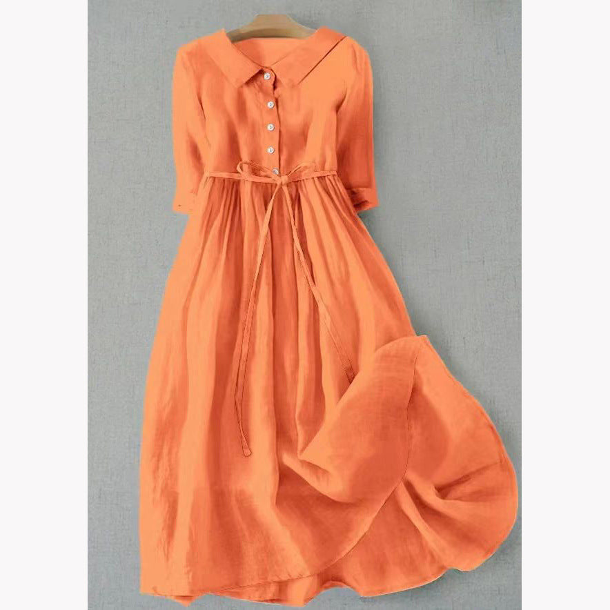 CLAIRE LYON | ROBE D'HIVER EN LIN POUR FEMME
