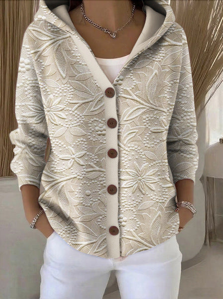 CLAIRE LYON | GILET À CAPUCHE PATCHWORK POUR FEMMES