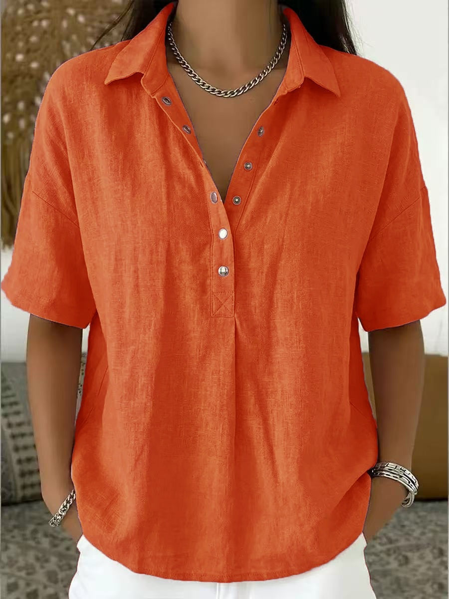 CLAIRE LYON | CHIC BLOUSE COL V POUR FEMMES