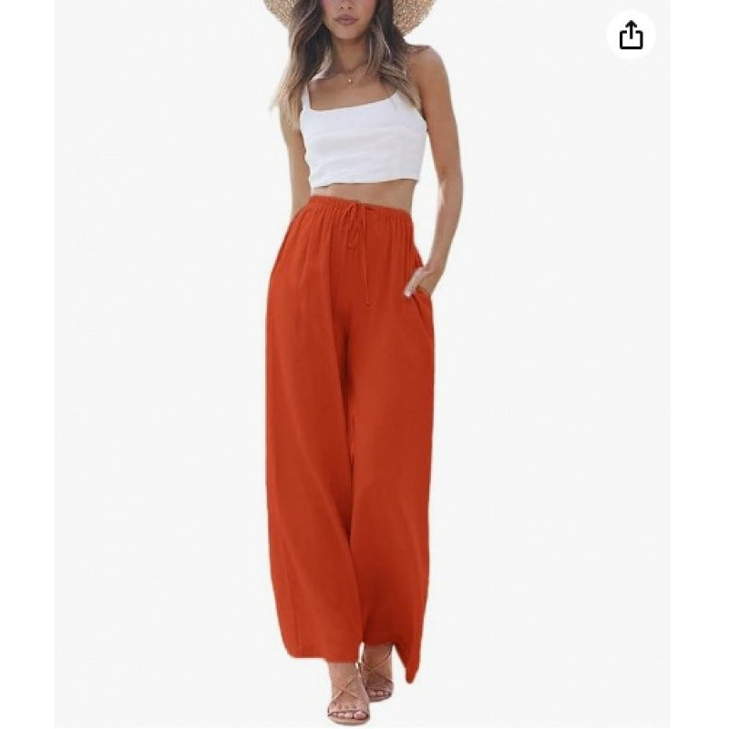 CLAIRE LYON | PANTALONS CLASSIQUES À JAMBES LARGES POUR FEMMES