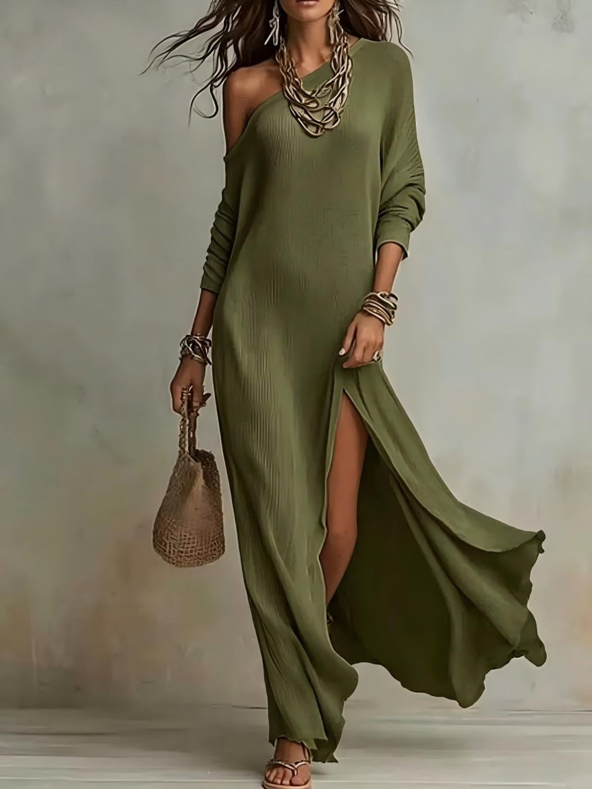 CLAIRE LYON | ROBE À UNE ÉPAULE POUR FEMMES