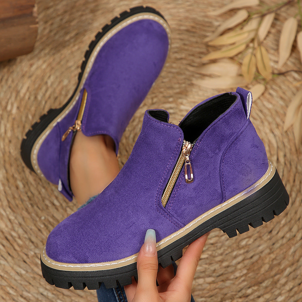 CLAIRE LYON | BOTTINES À DOUBLE ZIP POUR FEMMES