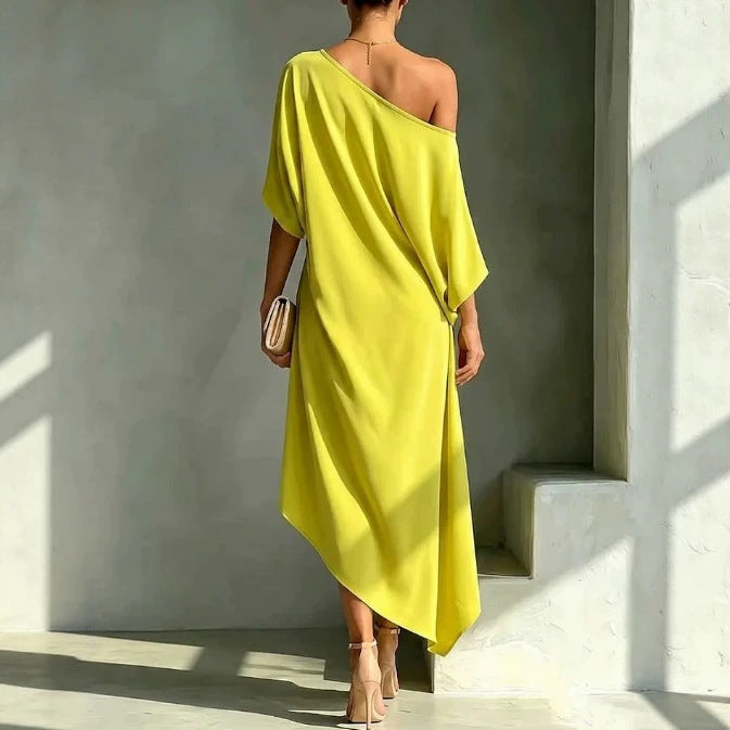 CLAIRE LYON | ROBE CHIC ASYMÉTRIQUE POUR FEMMES