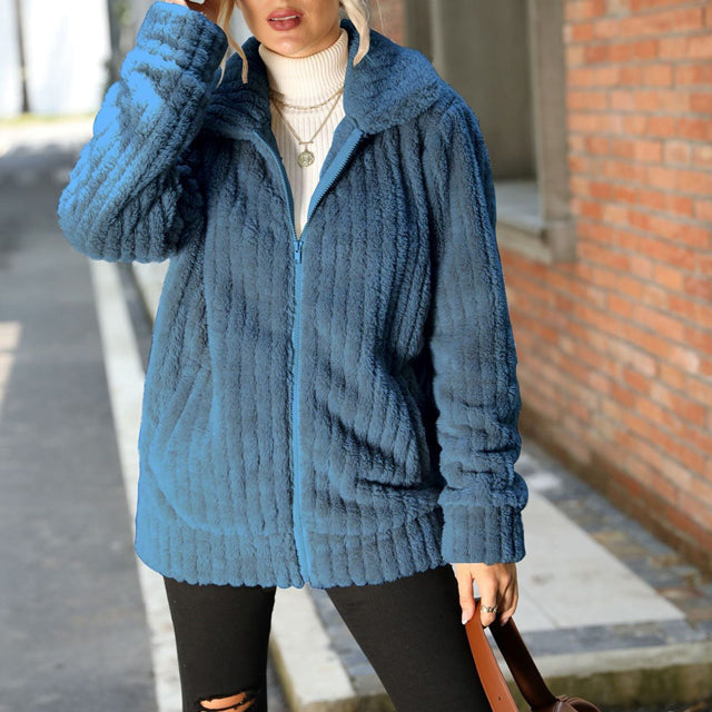CLAIRE LYON | MANTEAU EN PELUCHE POUR FEMMES