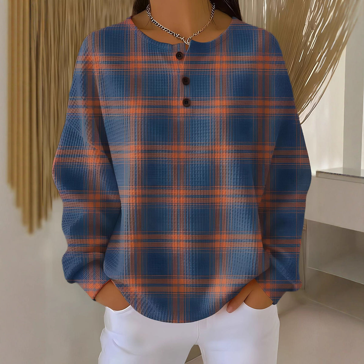 CLAIRE LYON | PULL EN TRICOT GAUFRE POUR FEMMES