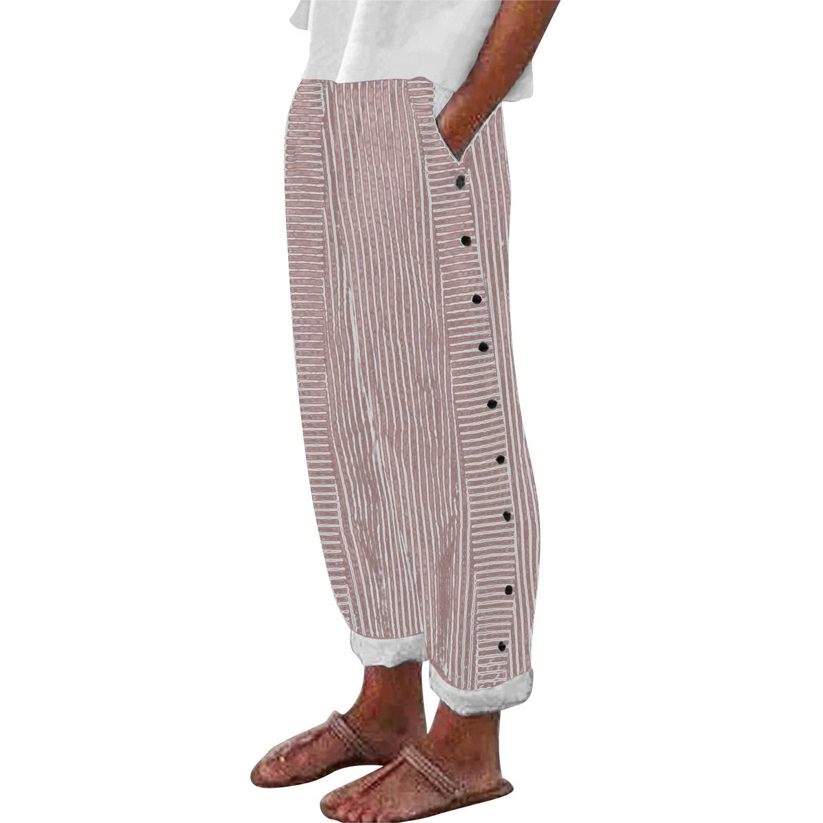 CLAIRE LYON | PANTALONS RAYÉS POUR FEMMES