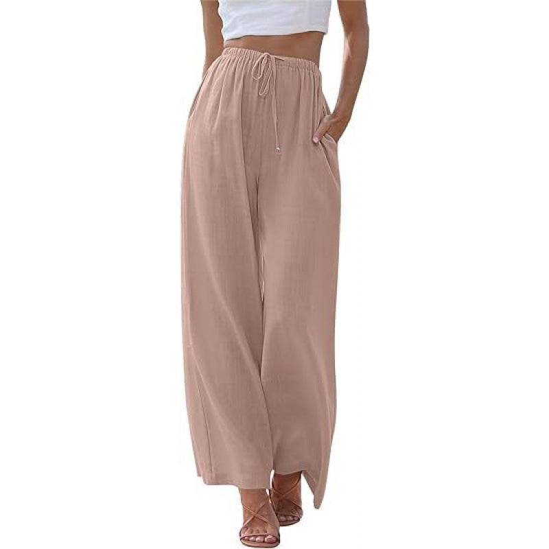 CLAIRE LYON | PANTALONS CLASSIQUES À JAMBES LARGES POUR FEMMES