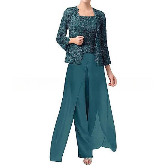 CLAIRE LYON | ÉLÉGANTE ENSEMBLE PANTALON EN MOUSSELINE POUR FEMME