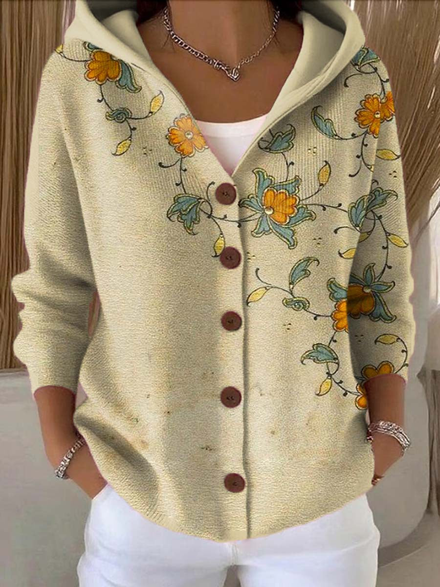 CLAIRE LYON | GILET À CAPUCHE PATCHWORK POUR FEMMES