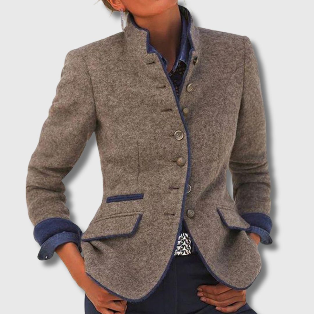 Vivienne - Blazer Classique en Mélange de Maille pour Femmes Édition Limitée