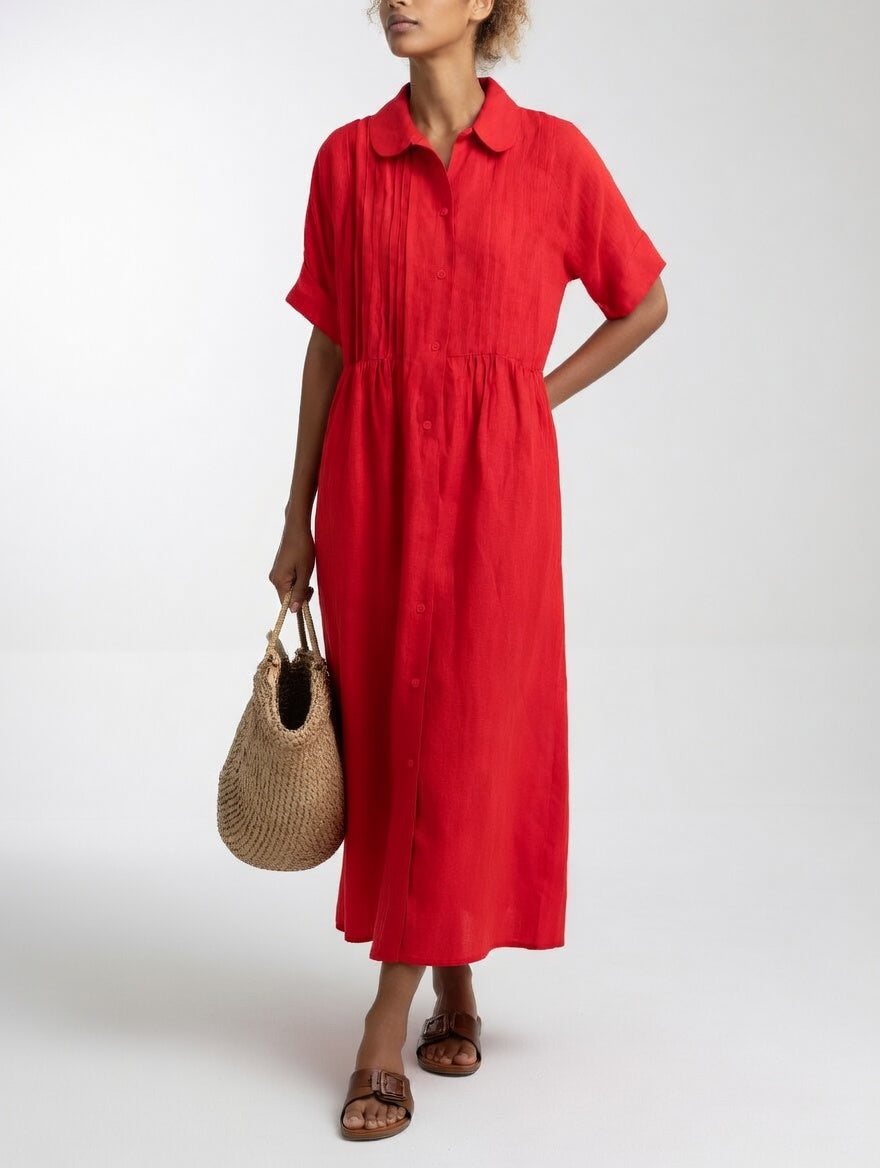 CLAIRE LYON | ROBE CHEMISE FLUIDE POUR FEMMES