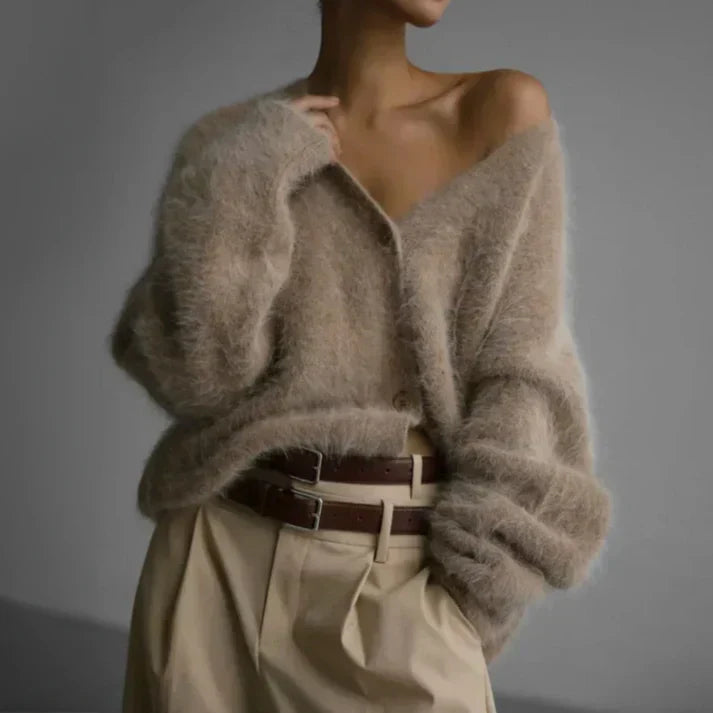 Gabrielle - Cardigan Maille Élégant Confortable Femme