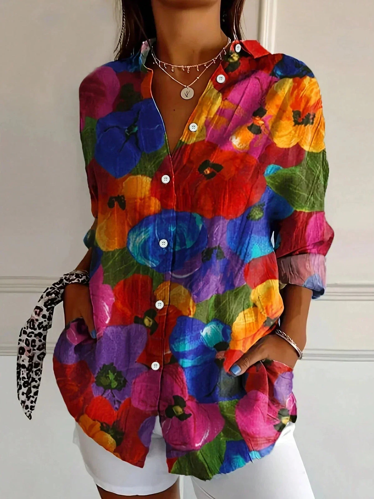 CLAIRE LYON | BLOUSE IMPRIMÉE POUR FEMMES