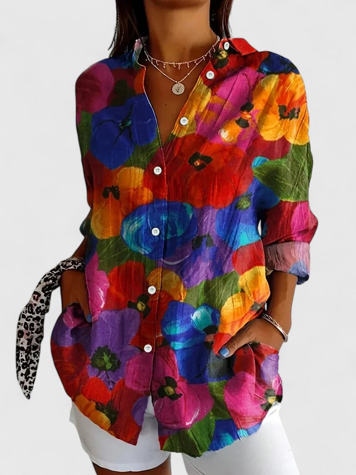 CLAIRE LYON | BLOUSE IMPRIMÉE CLASSIQUE POUR FEMME