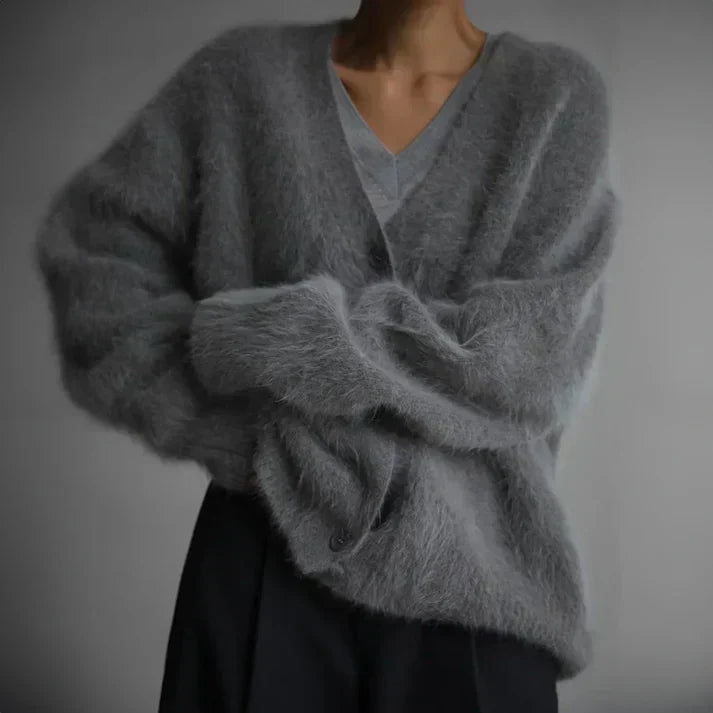 Gabrielle - Cardigan Maille Élégant Confortable Femme