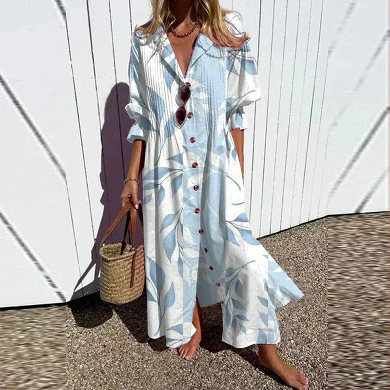 CLAIRE LYON | ROBE MAXI IMPRIMÉE POUR FEMMES