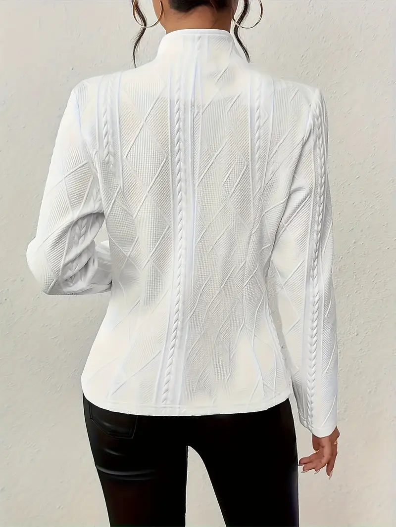 Mars | Blazer avec broderie et col revers