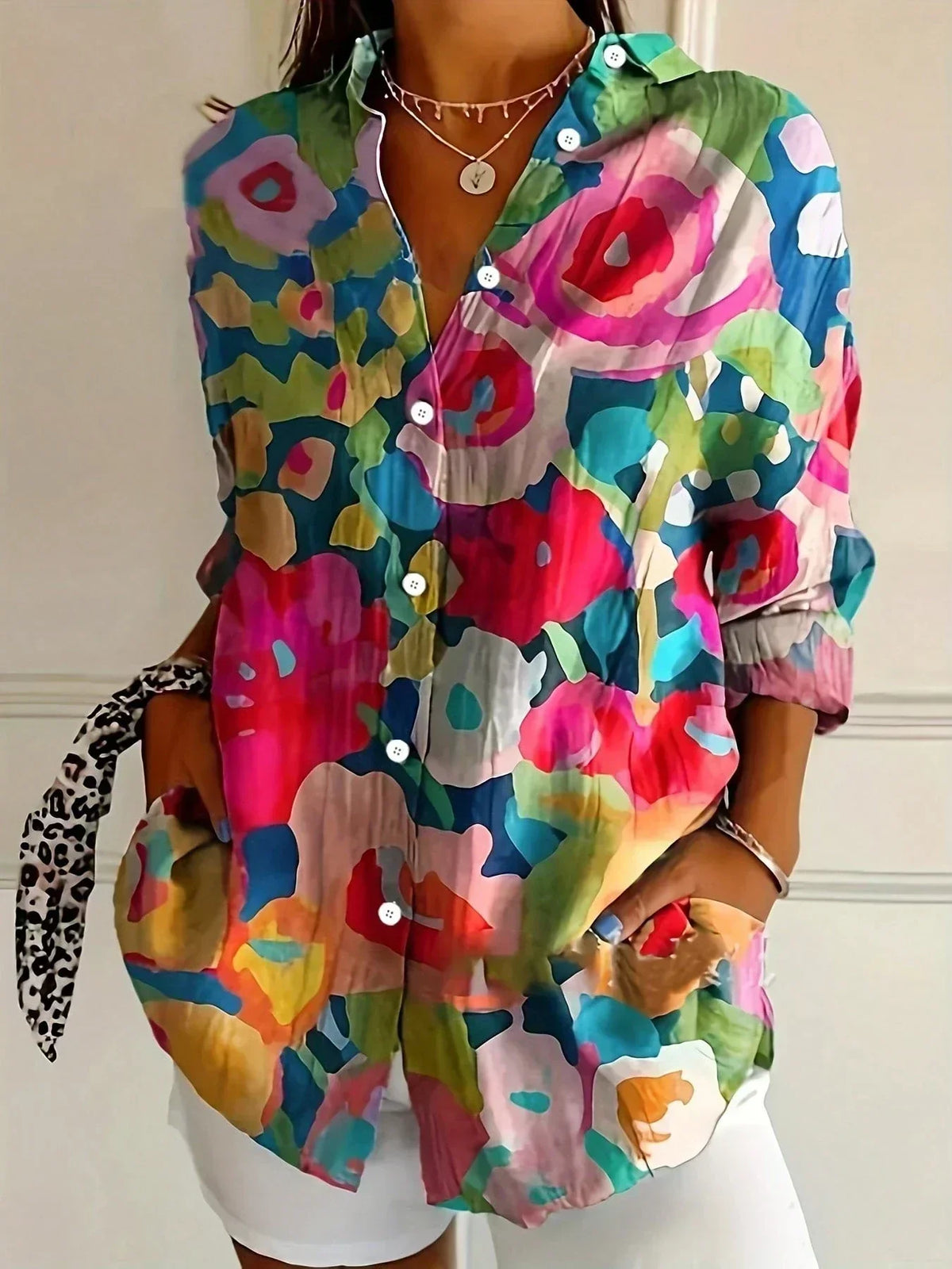 CLAIRE LYON | BLOUSE IMPRIMÉE POUR FEMMES