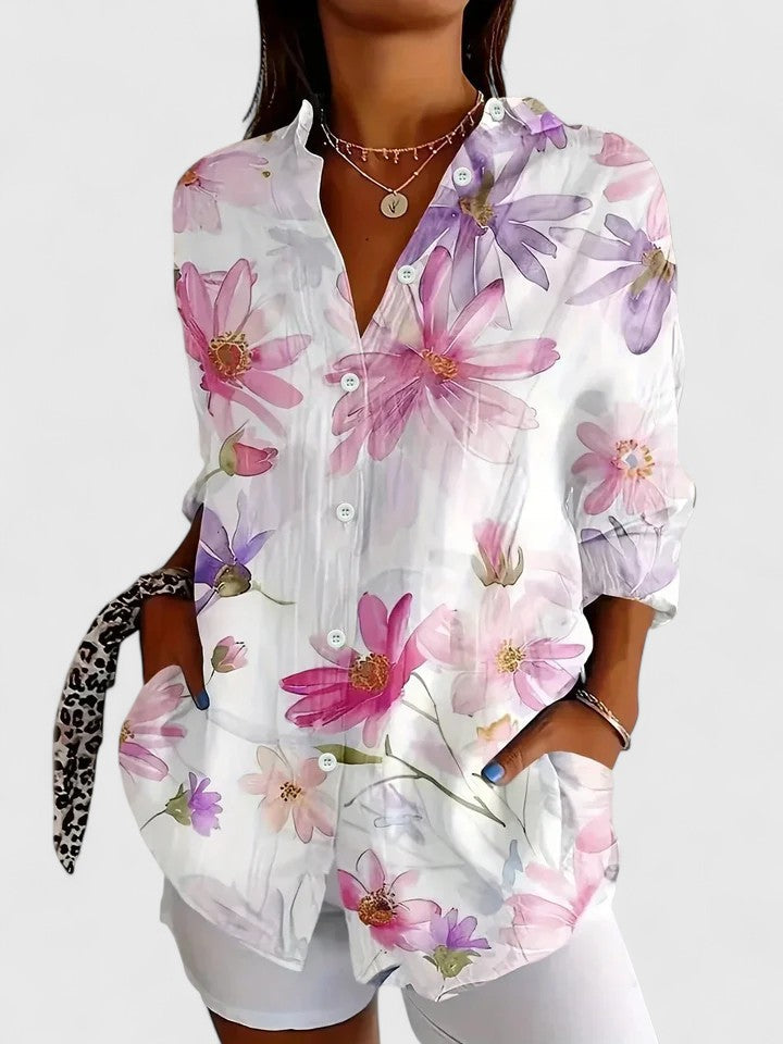 CLAIRE LYON | BLOUSE IMPRIMÉE CLASSIQUE POUR FEMME