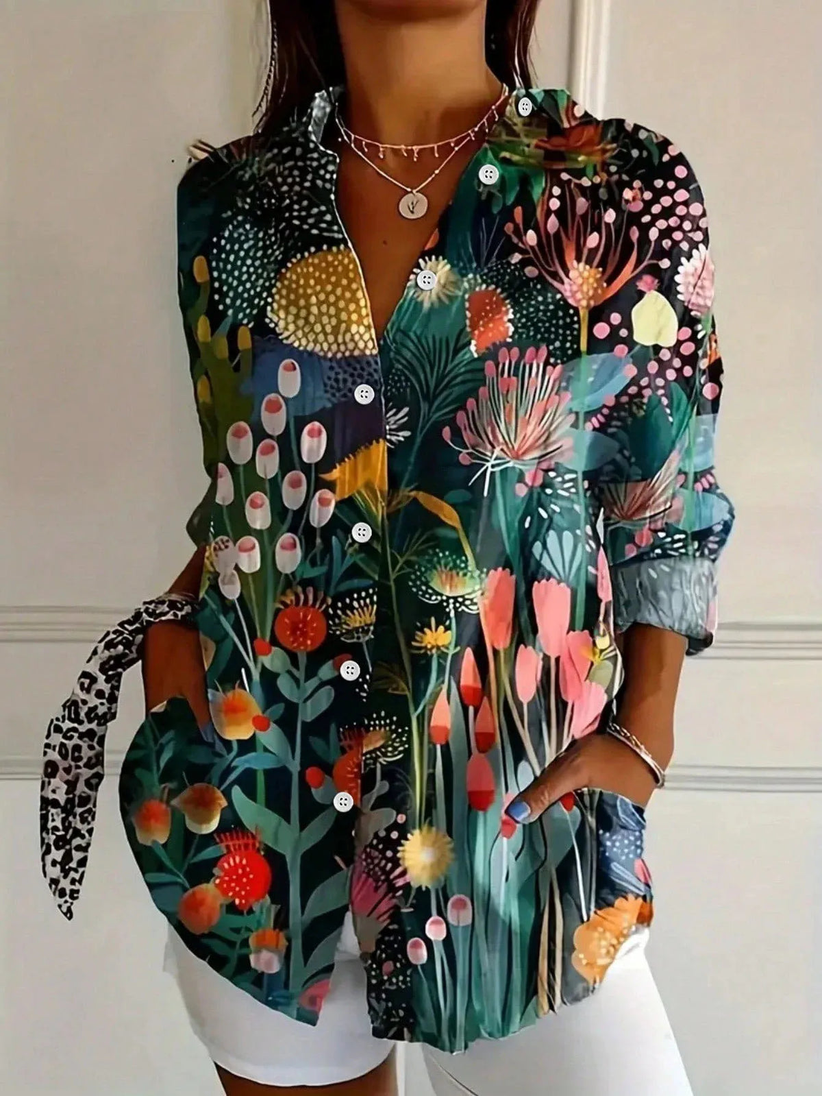 CLAIRE LYON | BLOUSE IMPRIMÉE POUR FEMMES