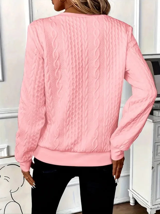CLAIRE LYON | SWEAT ZIPPÉ TEXTURÉ POUR FEMMES