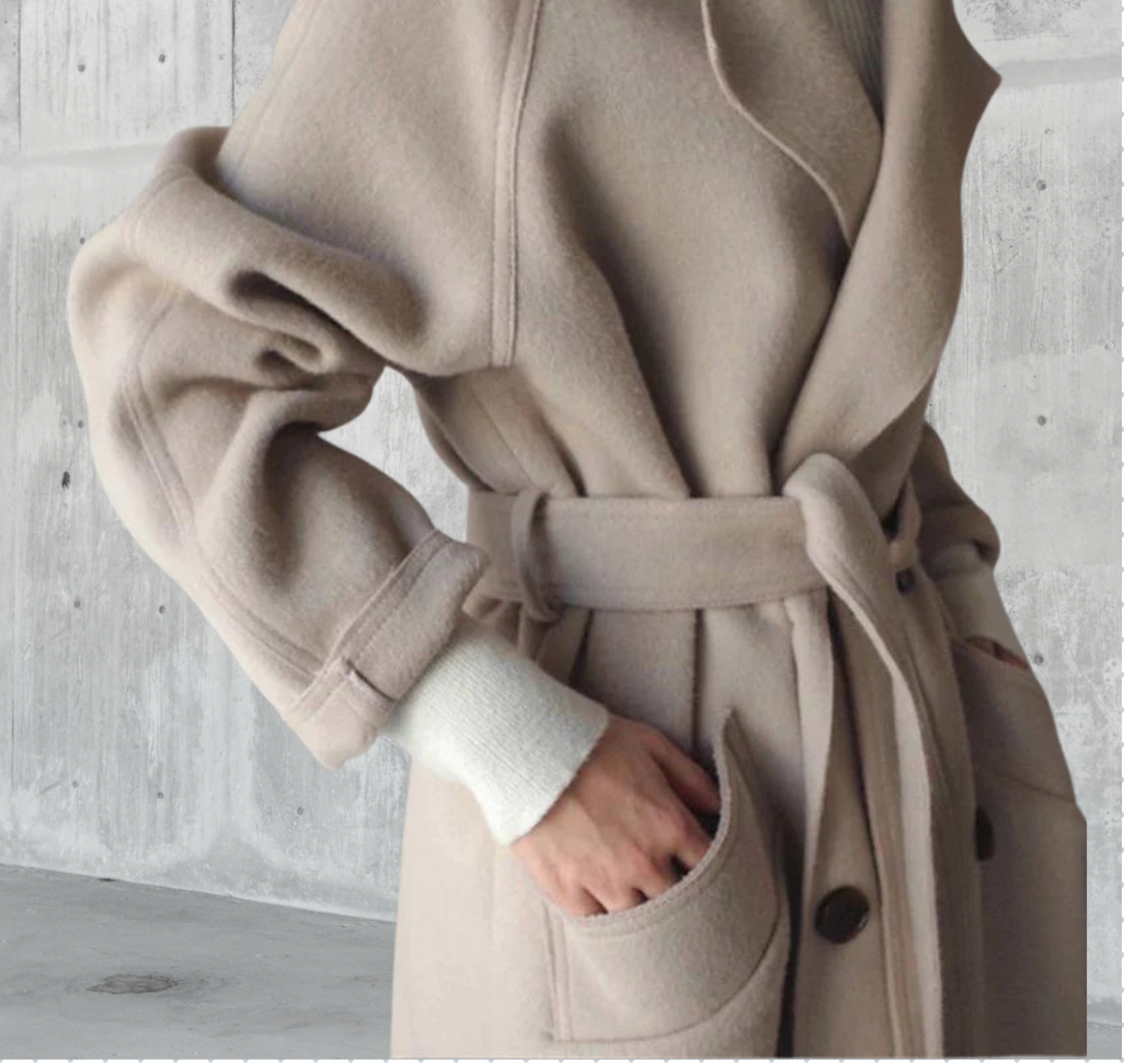 Sarah | Manteau Long en Maille