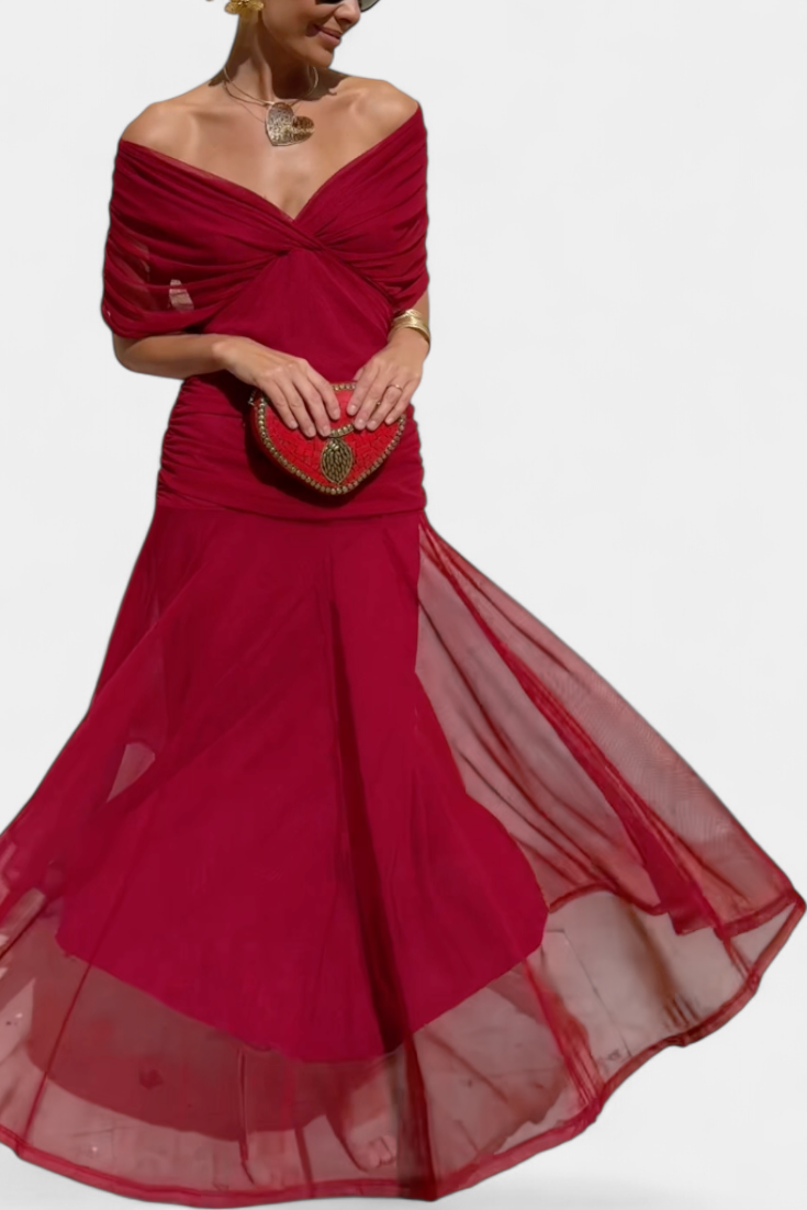 CLAIRE LYON | ROBE DRAPÉE ÉLÉGANTE POUR FEMMES