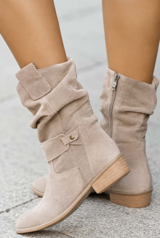 Clémence | Bottines Souples en Suède