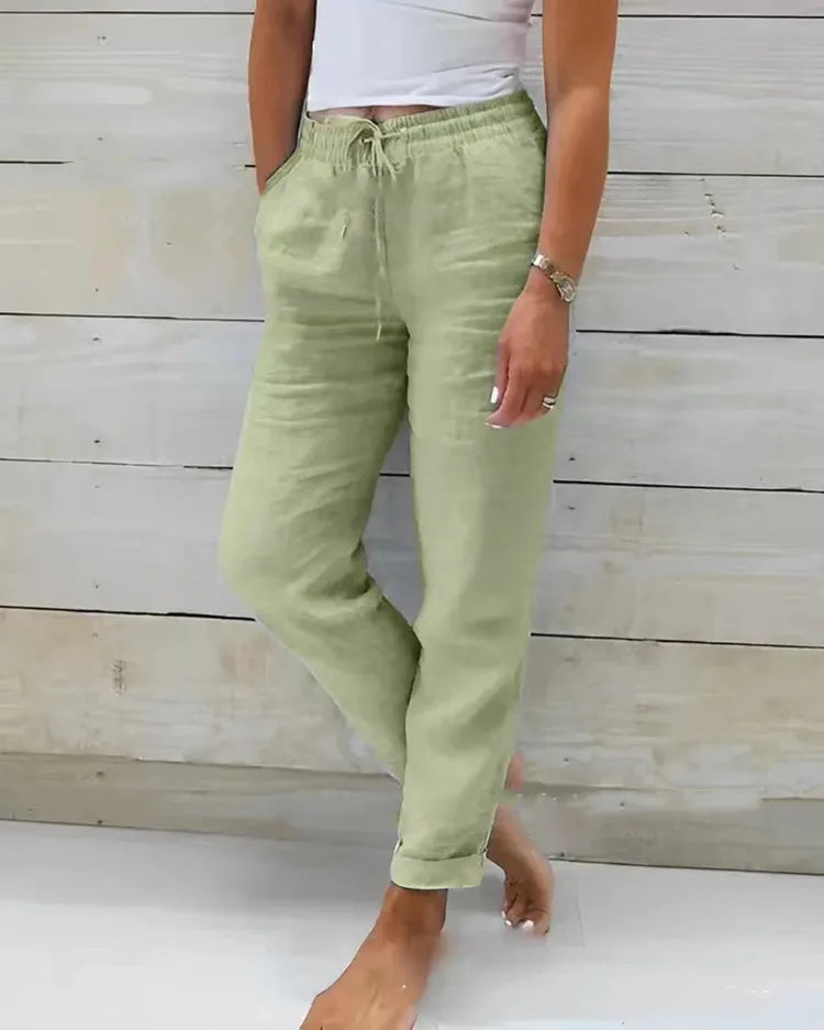 CLAIRE LYON | PANTALON TAILLE D'HIVER POUR FEMME
