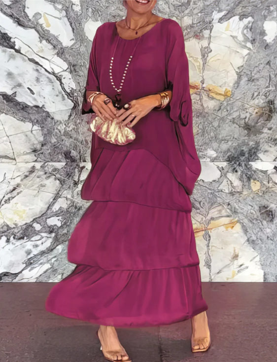CLAIRE LYON | ROBE MAXI FLUIDE POUR FEMMES