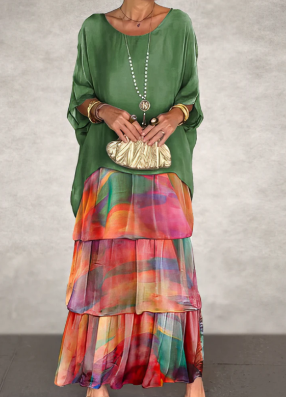 CLAIRE LYON | ROBE MAXI FLUIDE POUR FEMMES