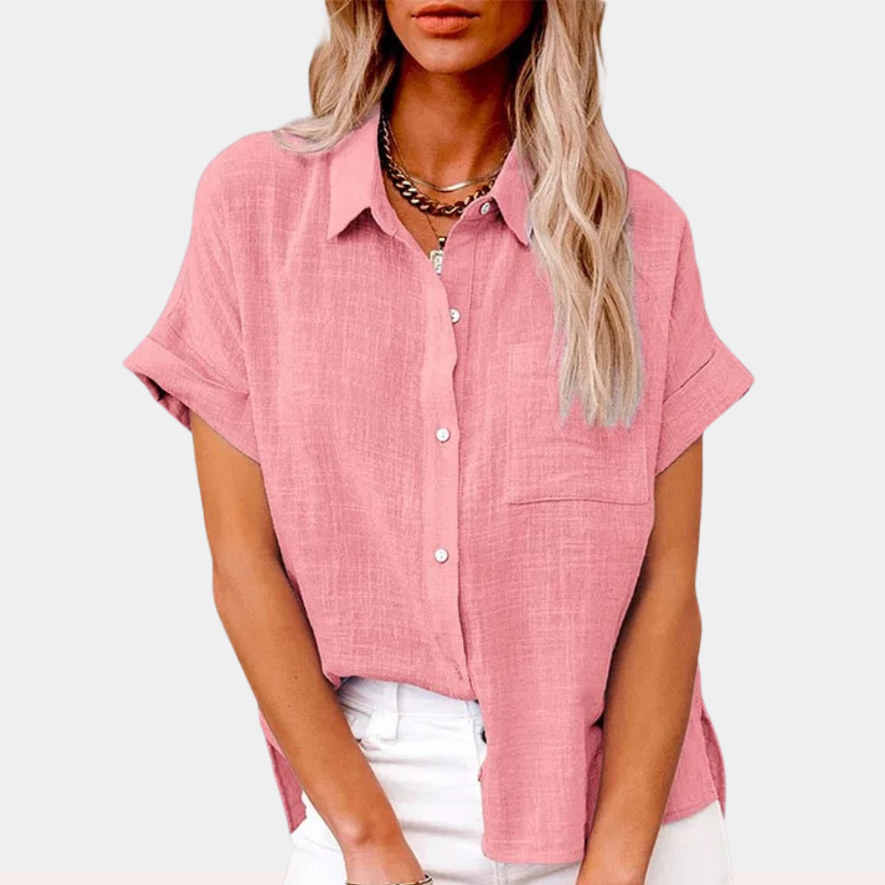 CLAIRE LYON | BLOUSE À COL RELAXÉE POUR FEMMES