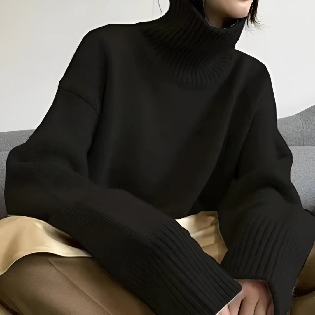 Lisette | Pull col montant en maille