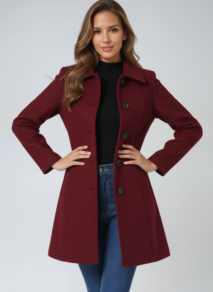 Lucie – Trench d’hiver femme élégant