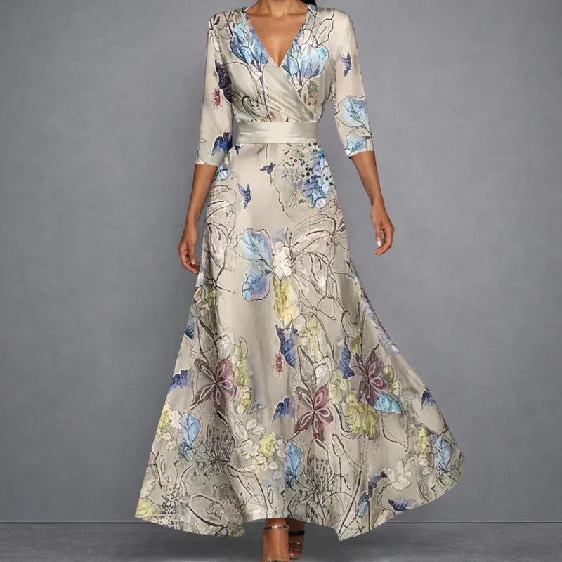 CLAIRE LYON | ROBE MAXI COLORÉE POUR FEMMES