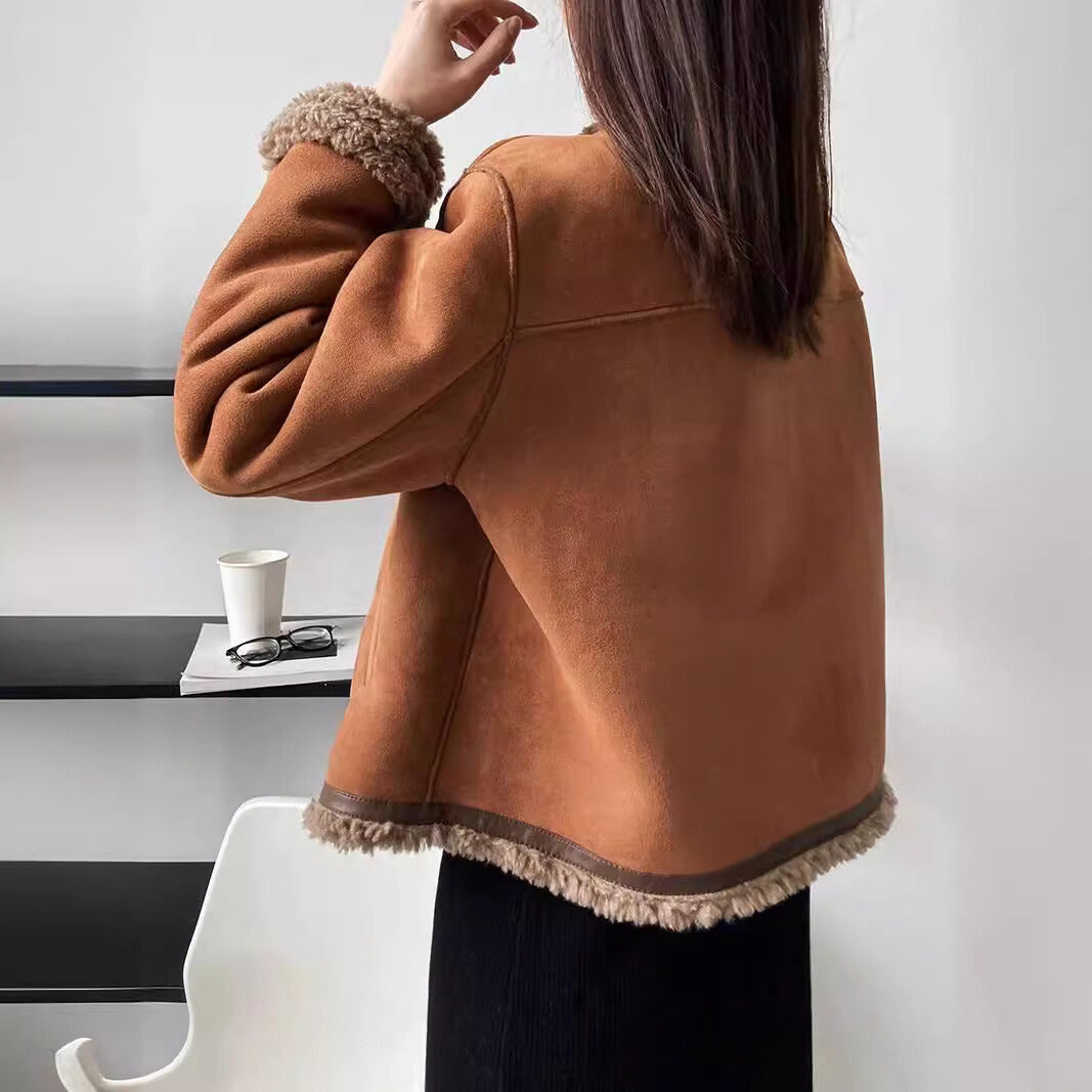 Aspen - Veste en Daim Vintage