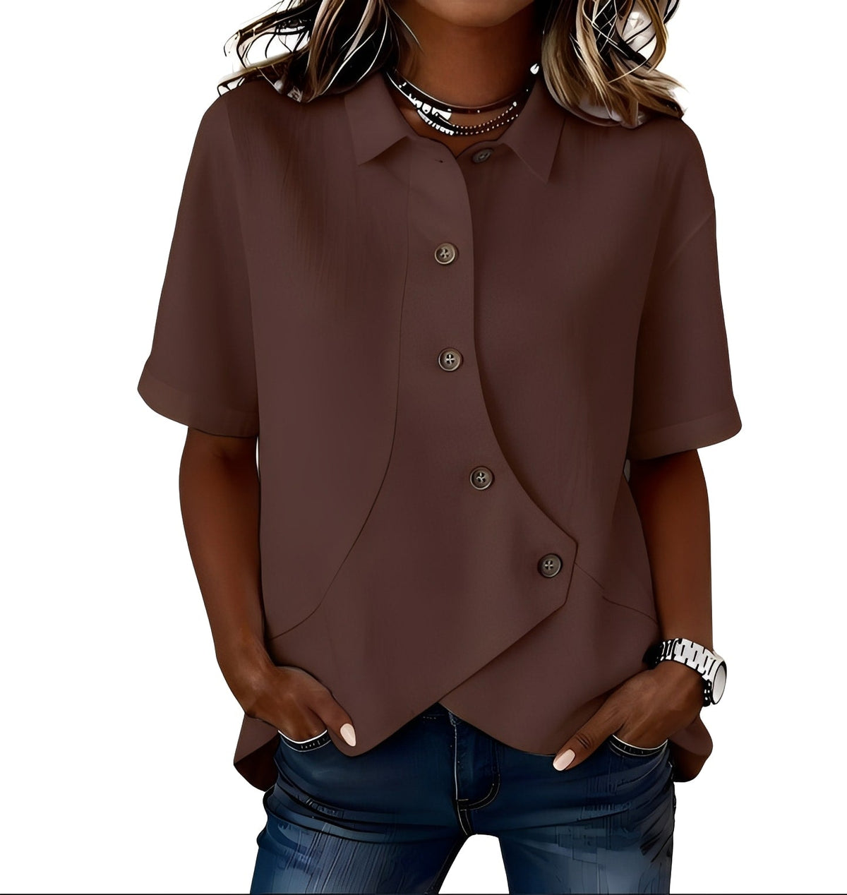 CLAIRE LYON | CHEMISE EN MELANGE DE LIN POUR FEMMES