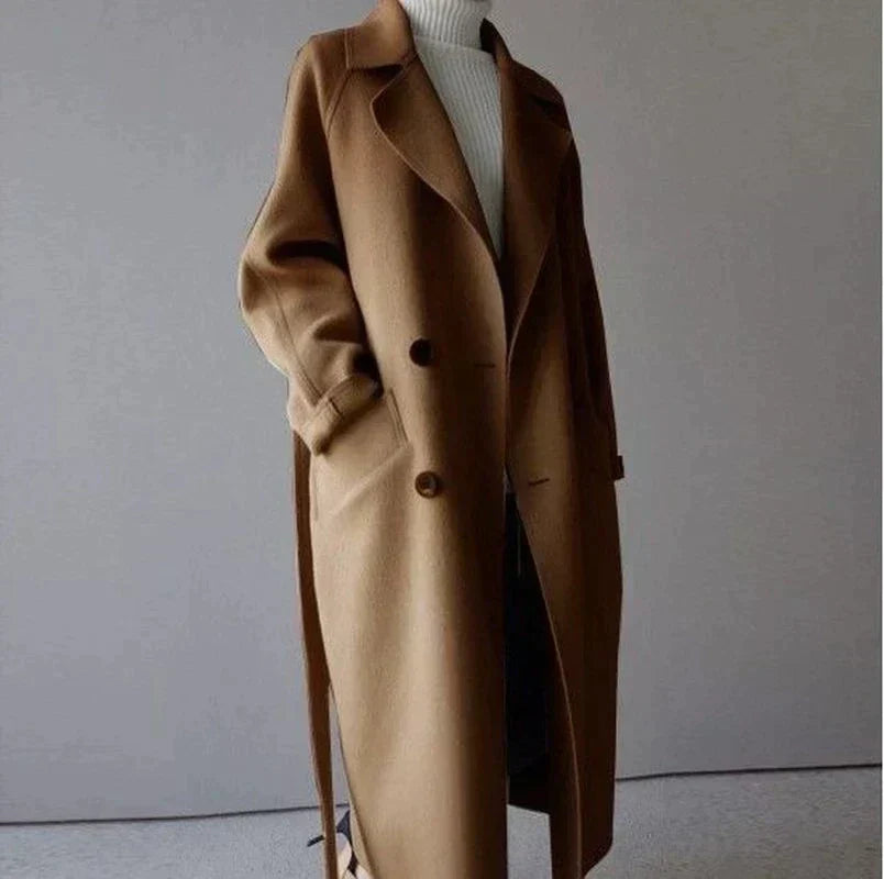 Sarah | Manteau Long en Maille