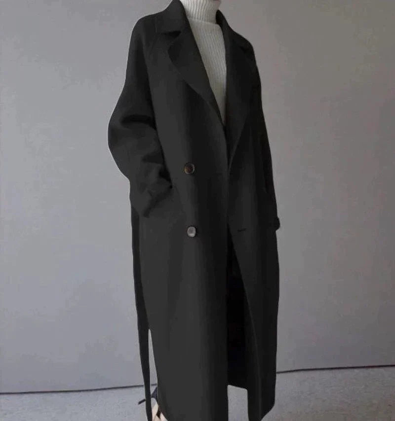 Sarah - Manteau Long en Maille