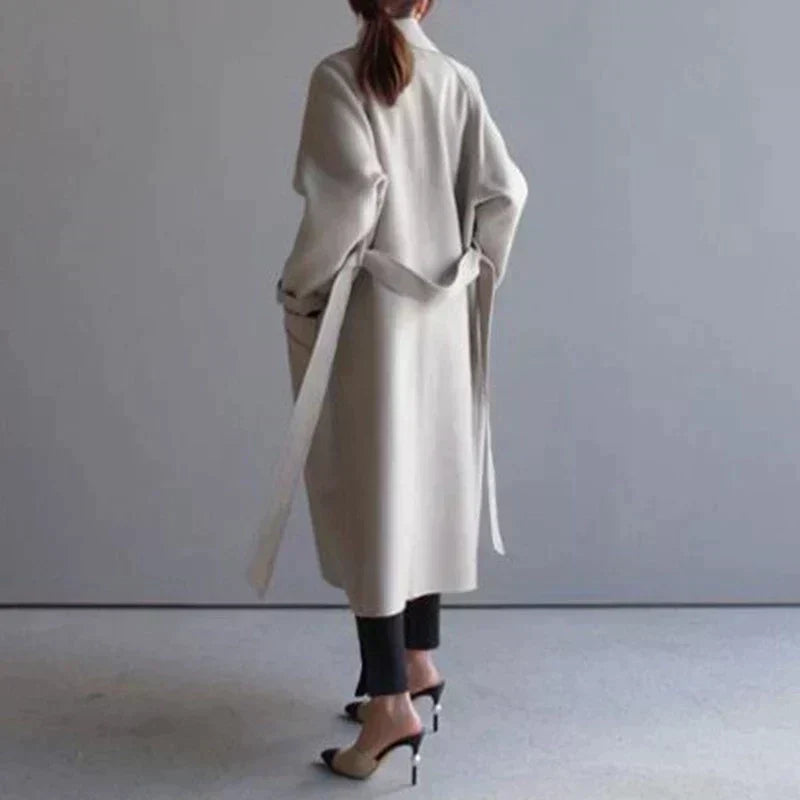 Sarah | Manteau Long en Maille