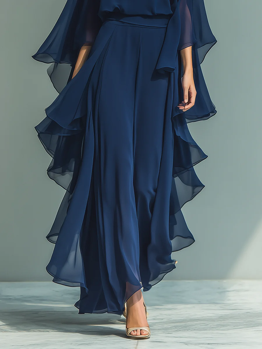 CLAIRE LYON | ENSEMBLE CHIFFON PANTALON POUR FEMMES