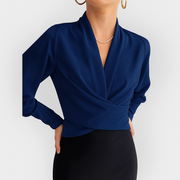 Antonia | Blouse élégante pour femme avec manches bouffantes