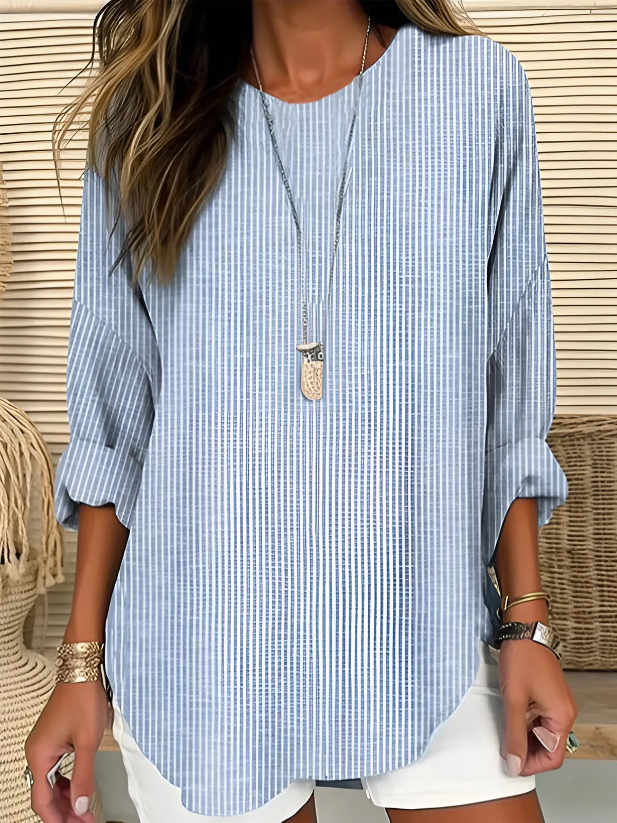CLAIRE LYON | BLOUSE À RAYURES POUR FEMME