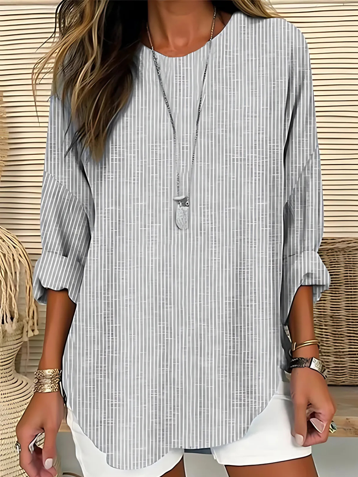 CLAIRE LYON | BLOUSE À RAYURES POUR FEMME