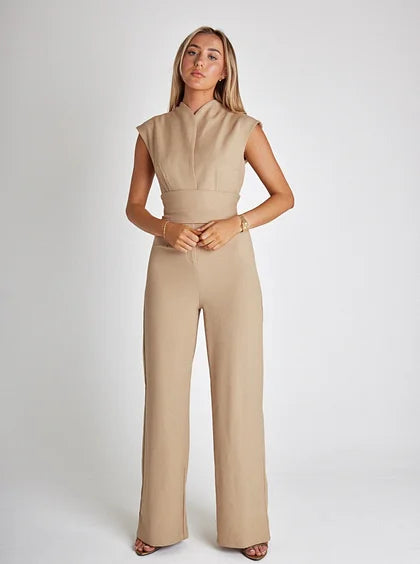 CLAIRE LYON | COMBINAISON LARGE SANS MANCHES POUR FEMME